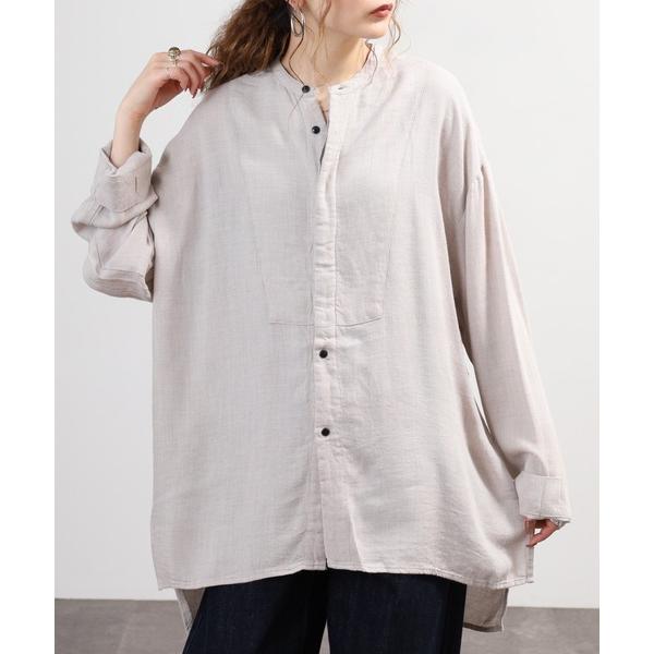 ブラウス シャツ チュニック 長袖 レディース