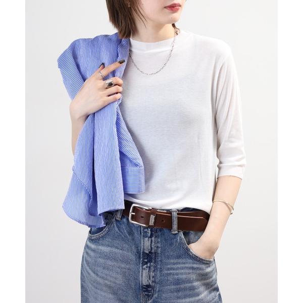 tシャツ ロングTシャツ 七分袖 レディース