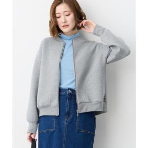 カーディガン ダンボールZIPブルゾン レディース