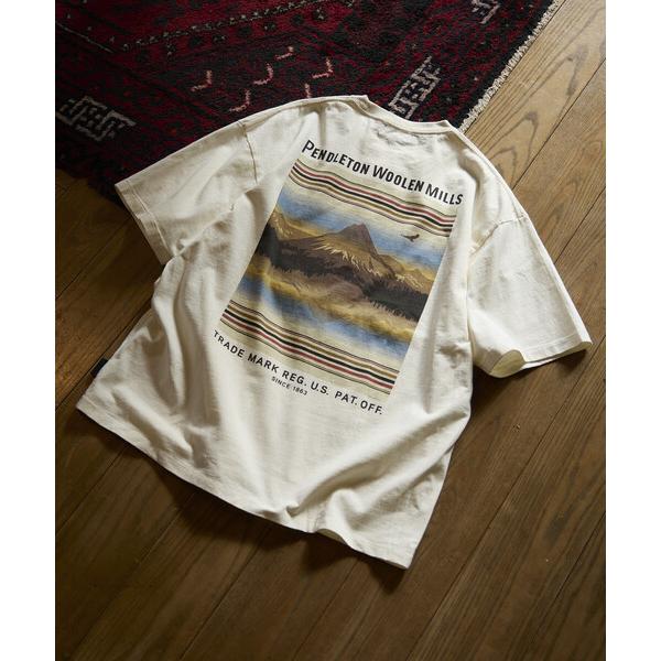 tシャツ PENDLETON/ペンドルトン 別注 ヴィンテージブランケット デザイン バックプリント...
