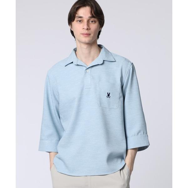 シャツ Reflax スラブツイード スキッパーシャツ メンズ