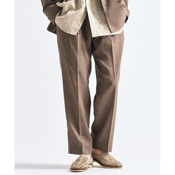 スラックス 「EVALET / エバレット」メッシュ 2タックパンツ ”セットアップ着用可能 メンズ