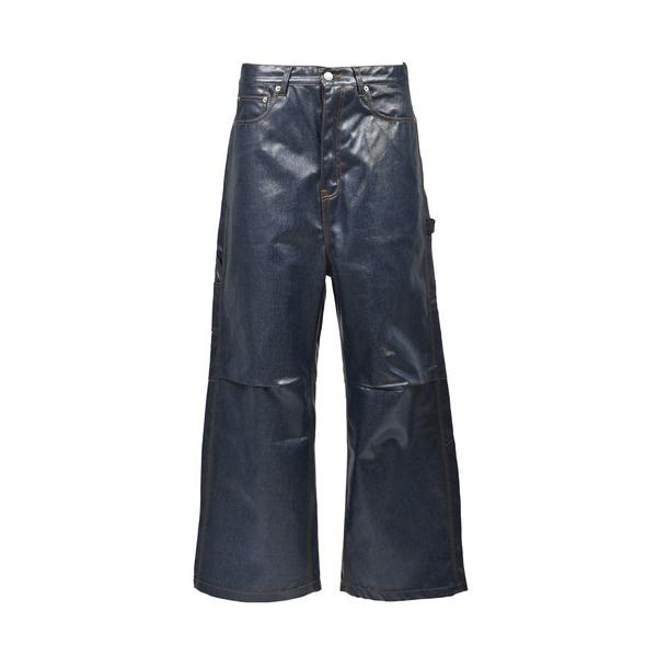 ジーンズ COATING SHINY RIGID DENIM PANTS メンズ レディース