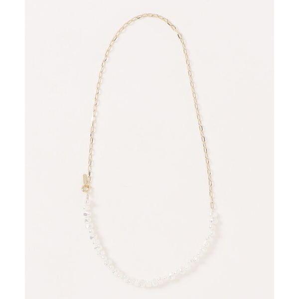 ネックレス 「Sea’ds mara」Pearl linked chain necklace レディ...
