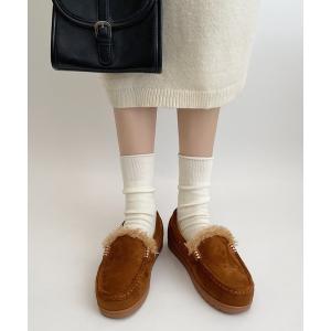 「Shoes in Closet」 モカシンシューズ L キャメル レディース