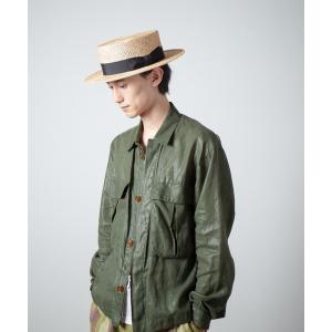 帽子 ハット メンズ Bao Summer Boater Hat / バオ草サマーボーターハット メンズ レディース