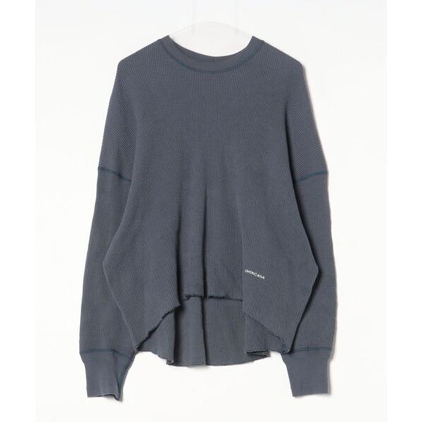 「AMERICANA」 長袖カットソー - ネイビー レディース