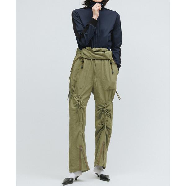 「M TO R」 オールインワン 40 カーキ レディース