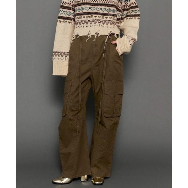 「MAISON SPECIAL」 カーゴパンツ 38 ブラウン レディース