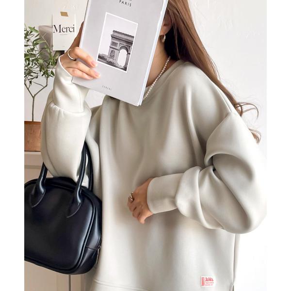 「Java」 長袖カットソー LARGE ベージュ レディース