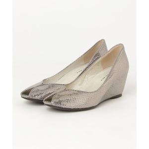 「tsumori chisato WALK」 フラットパンプス 23cm グレー レディース