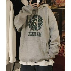 「BASQUE magenta」 プルオーバーパーカー FREE グレー メンズ