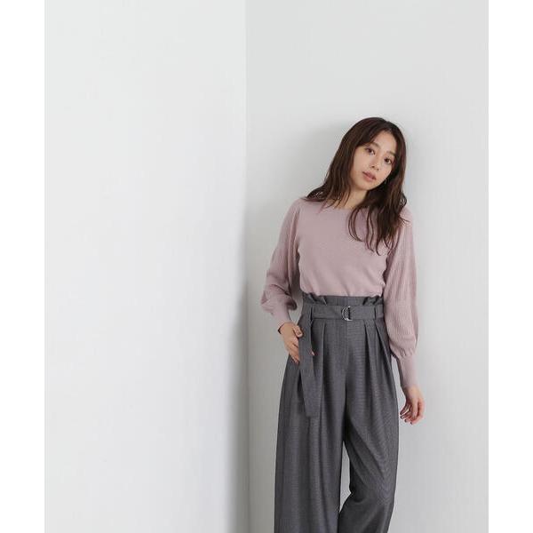 「NATURAL BEAUTY BASIC」 長袖ニット FREE ピンク レディース