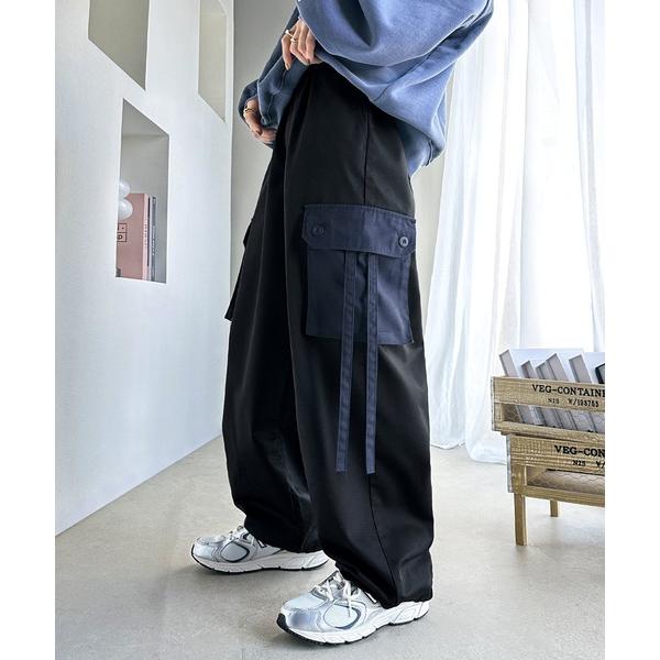 「Java」 カーゴパンツ LARGE ブラック メンズ