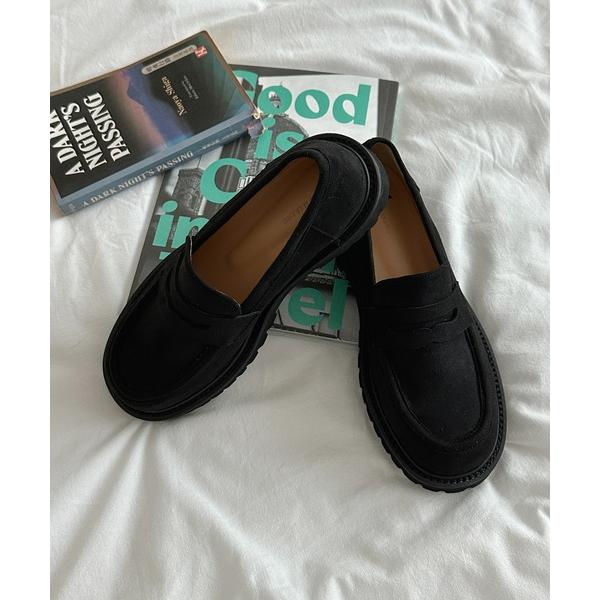 「by muni:r」 シューズ 24.0cm ブラック レディース