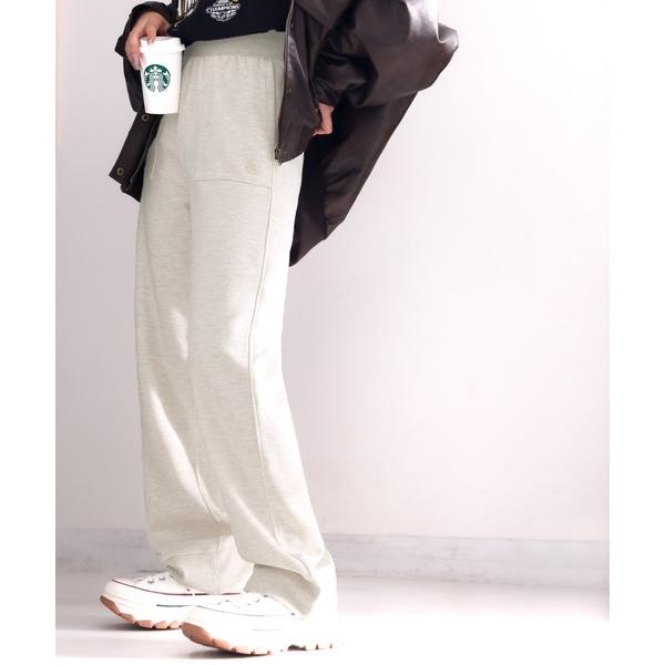 「Java」 イージーパンツ LARGE アイボリー レディース