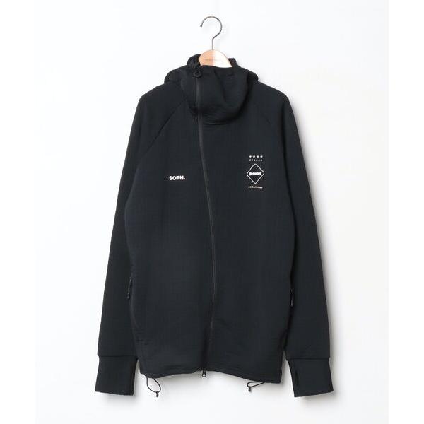 「F.C.R.B.」 ジップアップパーカー L ブラック メンズ