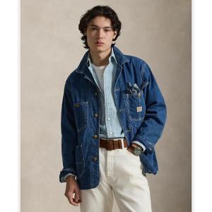 デニムジャケット gジャン Waldron デニム ユーティリティ ジャケット メンズ