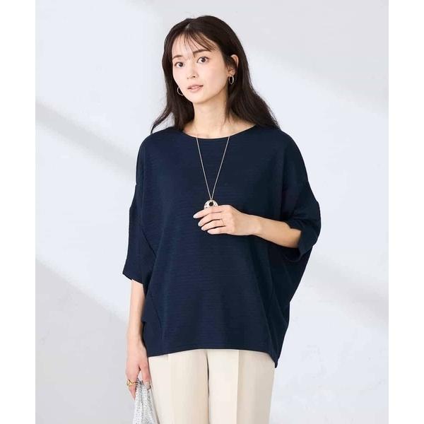 tシャツ リップルバンザイスリーブカットソー レディース