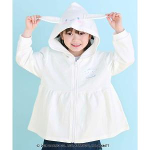 パーカー 「シナモロール/ポムポムプリン×SLAPSLIP」耳付きデザインパーカー(90~130cm) キッズ 子供服 男の子 女の子