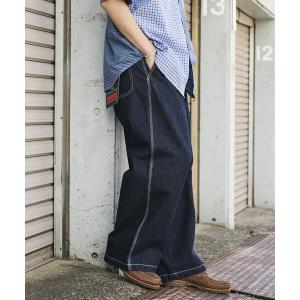 ジーンズ RED KAP/レッドキャップ 別注 SMU PT-20 DENIM WIDE WORK PANTS/デニム ワイドワークパンツ メンズ