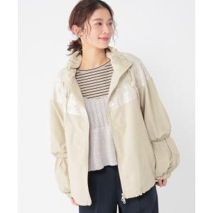 ブルゾン アウター レースシャーリングブルゾン レディース