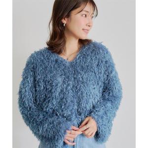 「titivate」 長袖カットソー M ブルー レディース