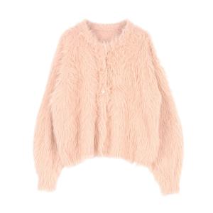 「titivate」 ニットカーディガン FREE ピンク レディース