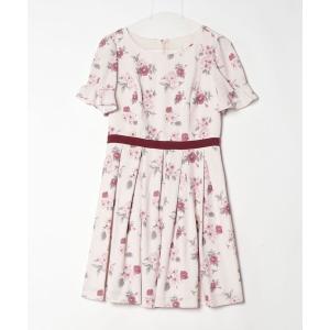 「LAISSE PASSE」 半袖ワンピース 36 ピンク レディース