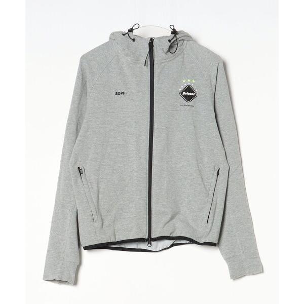「F.C.R.B.」 ジップアップパーカー S グレー メンズ