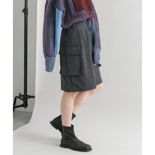 「KBF」 ショートパンツ ONE チャコールグレー レディース