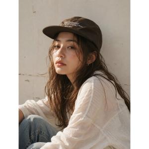 キャップ 帽子 「HIKA」ロゴプリントジェットキャップ レディース メンズ