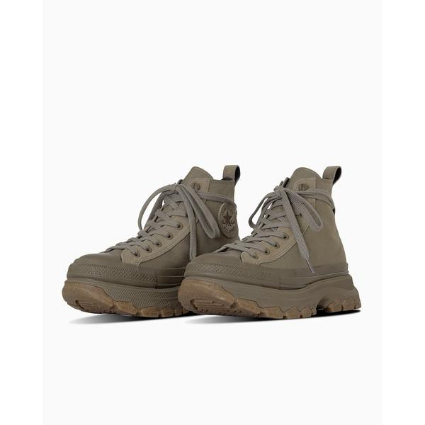 「CONVERSE」 ハイカットスニーカー 5 カーキ メンズ