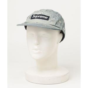 「Supreme」 Stars Studded Denim Camp キャップ - ブルー メンズ