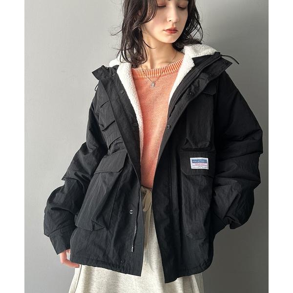 「Java」 マウンテンパーカー LARGE ブラック レディース