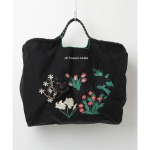 「KEITA MARUYAMA」 刺繍トートバッグ「ball＆chainコラボ」 - ブラック レディース