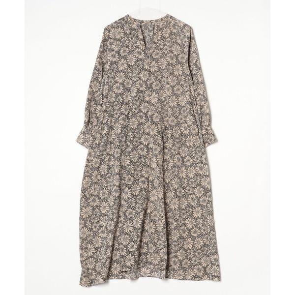 「ITEMS URBANRESEARCH」 長袖ワンピース FREE ベージュ レディース