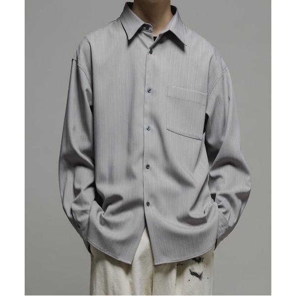 「Casper John」 長袖シャツ X-SMALL グレー メンズ