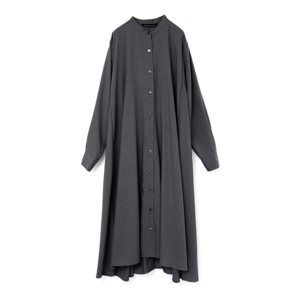 「mizuiroind」 長袖ワンピース FREE チャコールグレー レディース