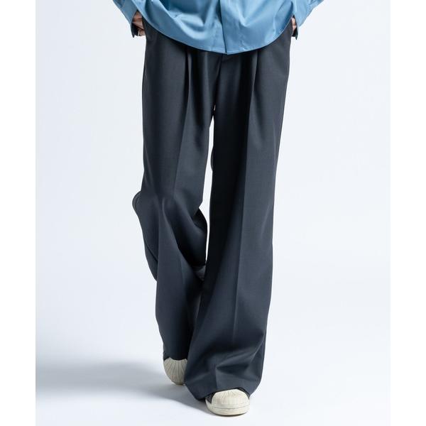 「Casper John」 スラックス SMALL グレイッシュブルー メンズ