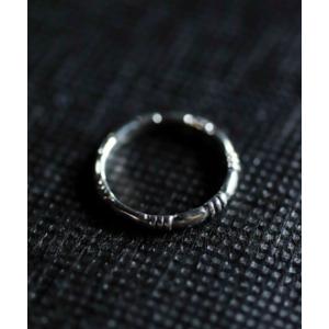 「乱痴気」 リング 6 シルバー メンズ