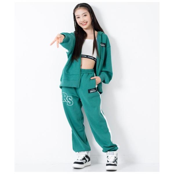 「ANAP GiRL」 「KIDS」スウェットパンツ M グリーン キッズ