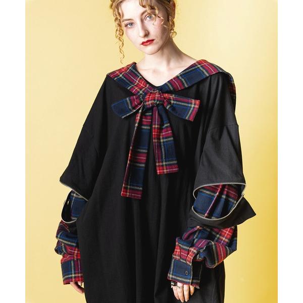 「ankoROCK」 長袖カットソー ONE SIZE ブラック レディース