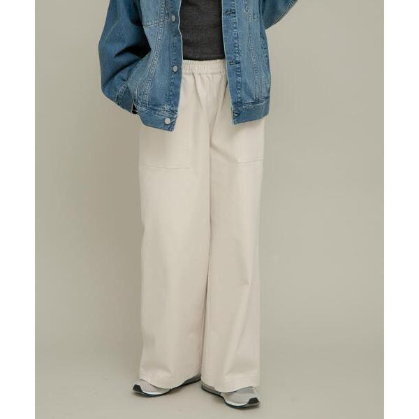 「URBAN RESEARCH Sonny Label」 イージーパンツ 36 アイボリー レディー...