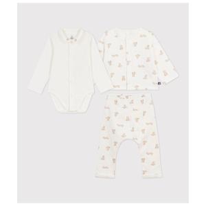 PETIT BATEAU（プチバトー） ベビー服 ロンパース ベビー3点セット