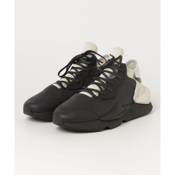 「Y-3」 ローカットスニーカー 29.0cm ブラック×ホワイト メンズ
