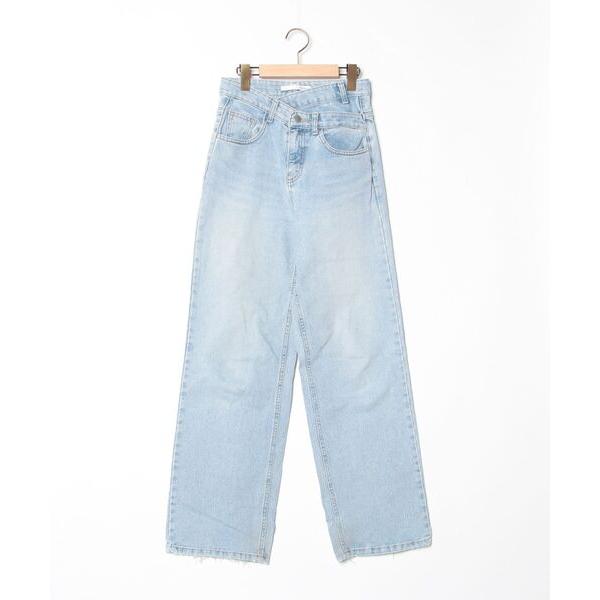 「by muni:r」 デニムパンツ SMALL ブルー レディース