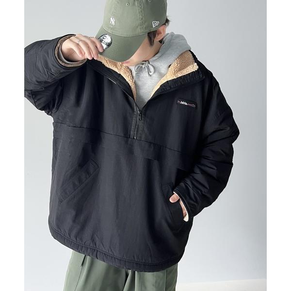 「Java」 ナイロンブルゾン LARGE ブラック メンズ