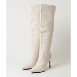 「NINE WEST」 ロングブーツ 7M ベージュ レディース