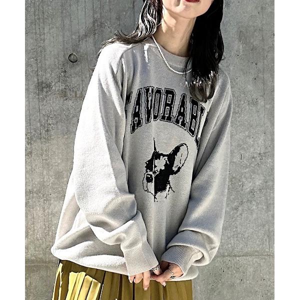 「niko and...」 長袖ニット MEDIUM アイボリー メンズ